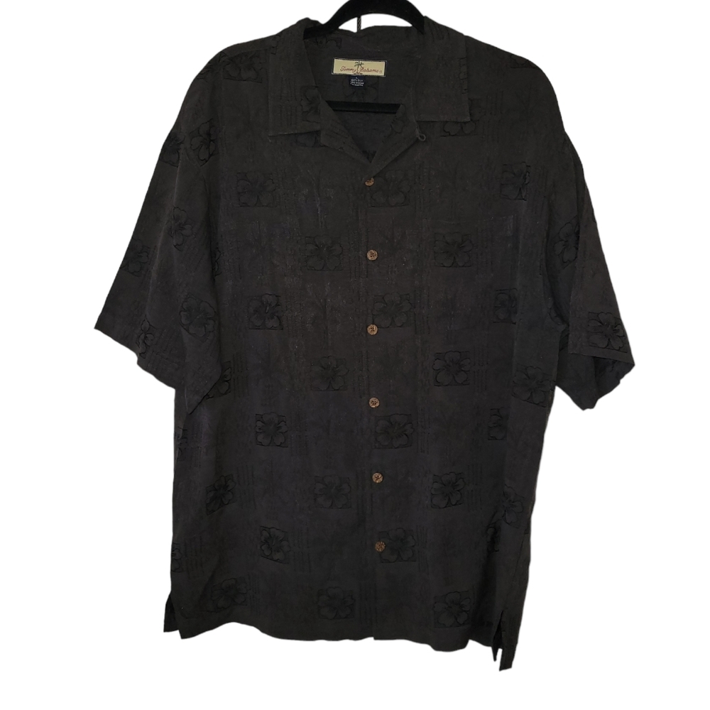 Tommy Bahama Men's Short Sleeve Relaxed 100% Silk